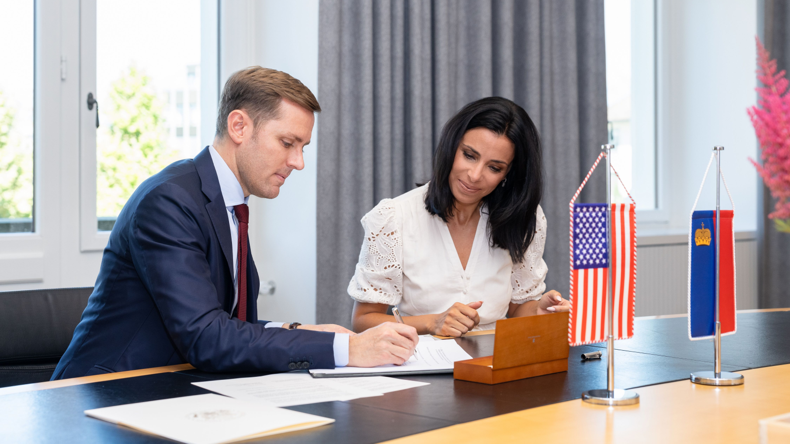 Liechtenstein und USA stärken Beziehungen, © OTS Fürstentum Liechtenstein