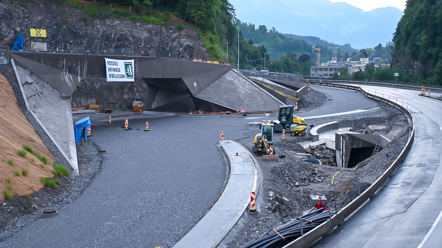 Nächtlicher Protest gegen die Tunnelspinne , © Extinction Rebellion