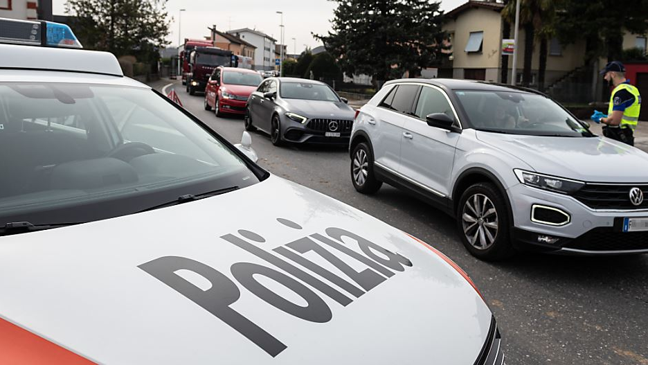 Festnahmen nach Verfolgungsjagd im Tessin, © Keystone-SDA/Archivbild