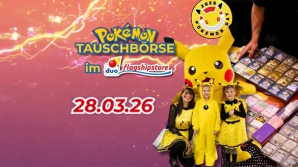 Die große Pokémon Tauschbörse im Duo FlagshipStore Die große Pokémon Tauschbörse im Duo FlagshipStore