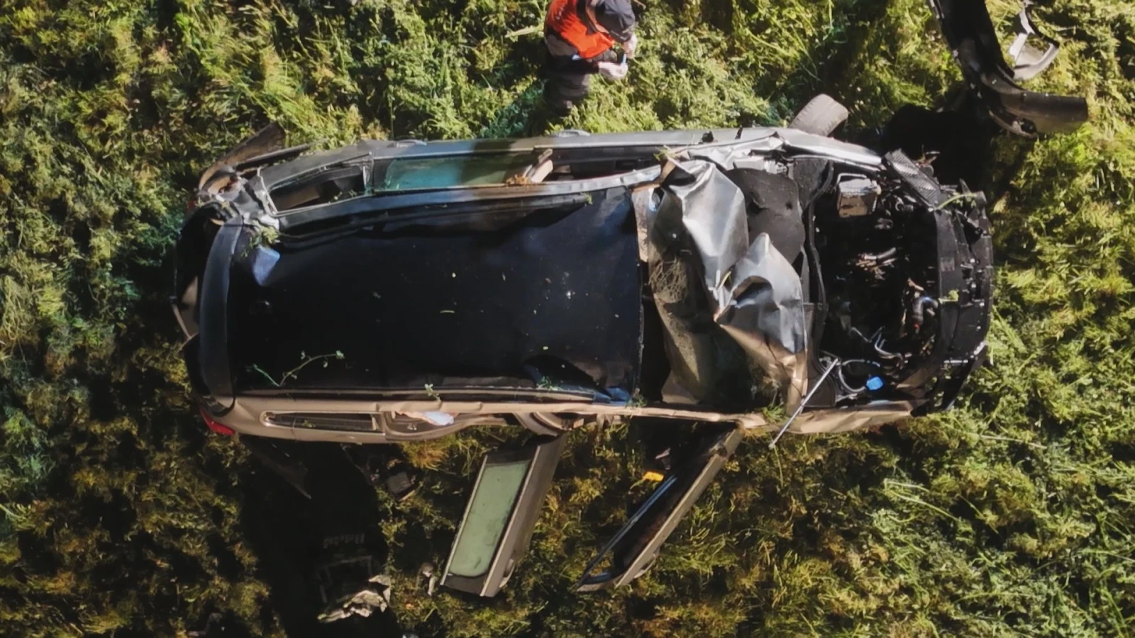 Auto überschlägt sich mehrfach bei Selbstunfall in Stein am Rhein, © BRK News Auto überschlägt sich mehrfach bei Selbstunfall in Stein am Rhein, © BRK News