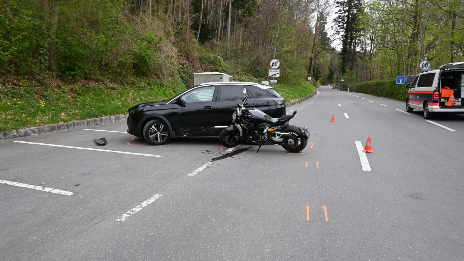Verletzte bei Verkehrsunfall in Vaduz, © Landespolizei Verletzte bei Verkehrsunfall in Vaduz, © Landespolizei