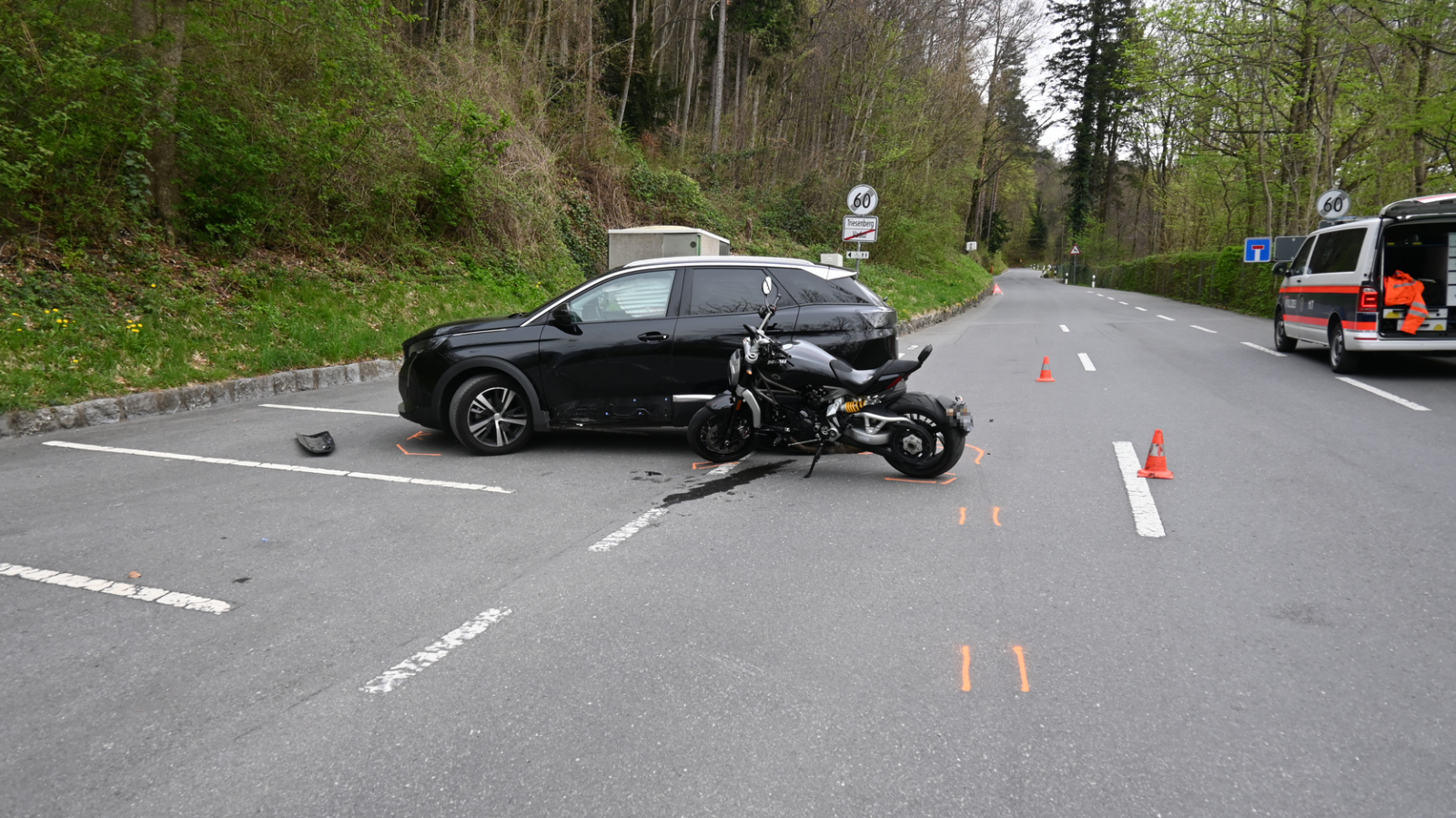 Verletzte bei Verkehrsunfall in Vaduz, © Landespolizei