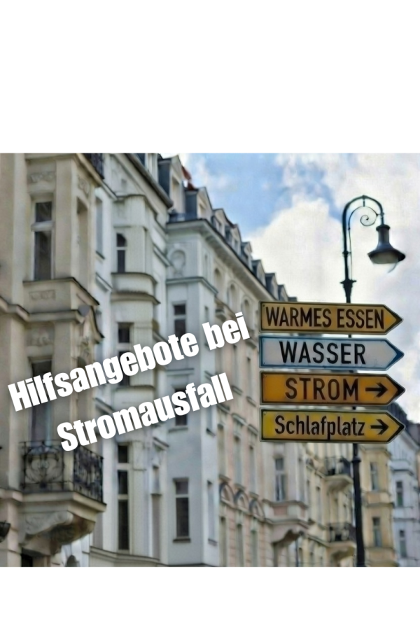 Hilfsangebote bei Stromausfall