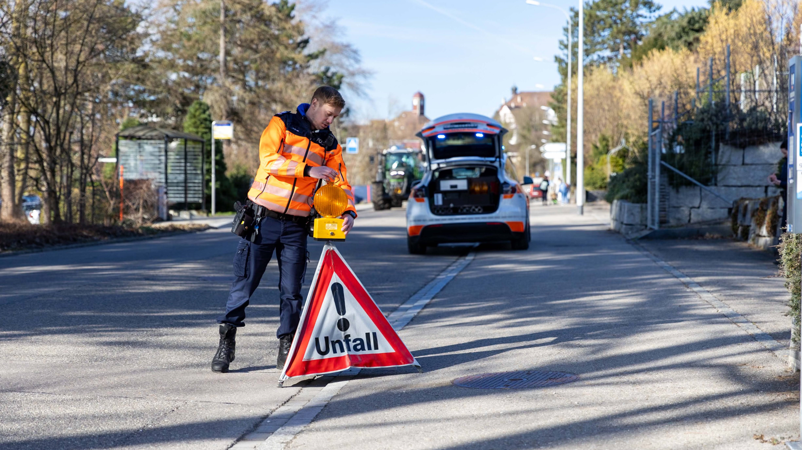Zeugenaufruf nach Kollision in Buchs, © Kantonspolizei St. Gallen