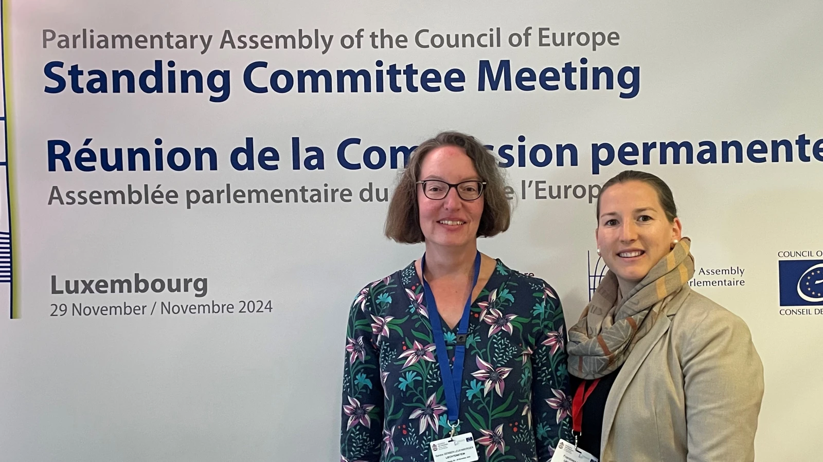 Franziska Hoop am Treffen des Ständigen Ausschusses des Europarats in Luxemburg, © Parlamentsdienste Franziska Hoop am Treffen des Ständigen Ausschusses des Europarats in Luxemburg, © Parlamentsdienste