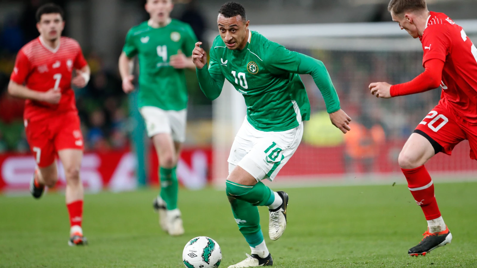 Die Schweiz gewinnt Testspiel gegen Irland 1:0, © Keystone / AP / Peter Morrison Die Schweiz gewinnt Testspiel gegen Irland 1:0, © Keystone / AP / Peter Morrison