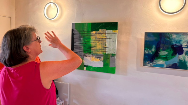 "Kunst im Dorf" in der Kapelle Dachsen, © Radio Munot