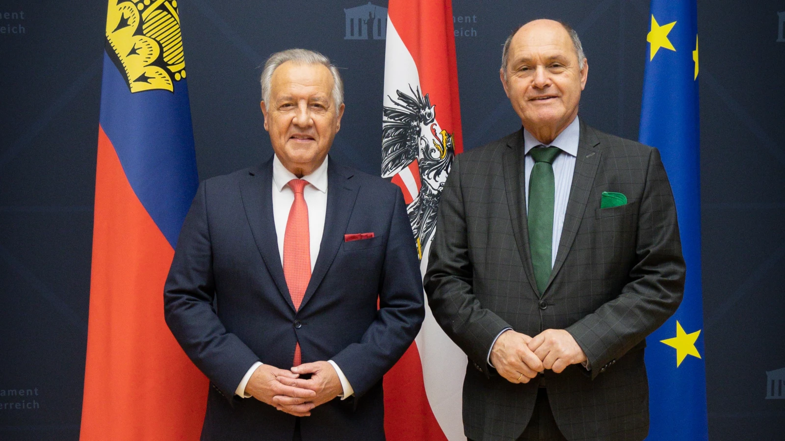 Landtagspräsident Albert Frick in Wien, © ZVG Landtagspräsident Albert Frick in Wien, © ZVG