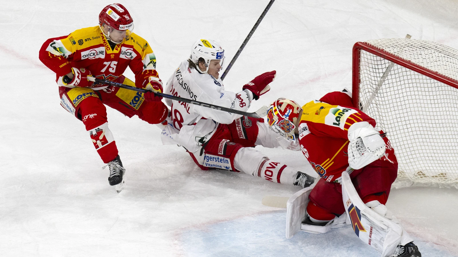 Auswärtssieg für Rapperswil-Jona Lakers, © KEYSTONE PETER SCHNEIDER Auswärtssieg für Rapperswil-Jona Lakers, © KEYSTONE PETER SCHNEIDER