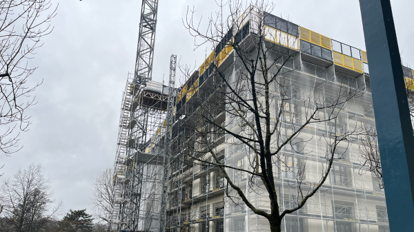 Spatenstich der Sanierungsarbeiten im Schulhaus Emmersberg, © Radio Munot