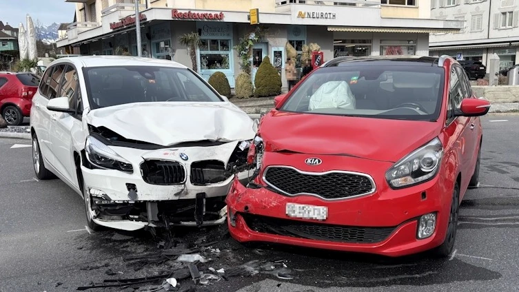 Ein Verletzter bei Unfall in Sargans, © Kantonspolizei St. Gallen Ein Verletzter bei Unfall in Sargans, © Kantonspolizei St. Gallen