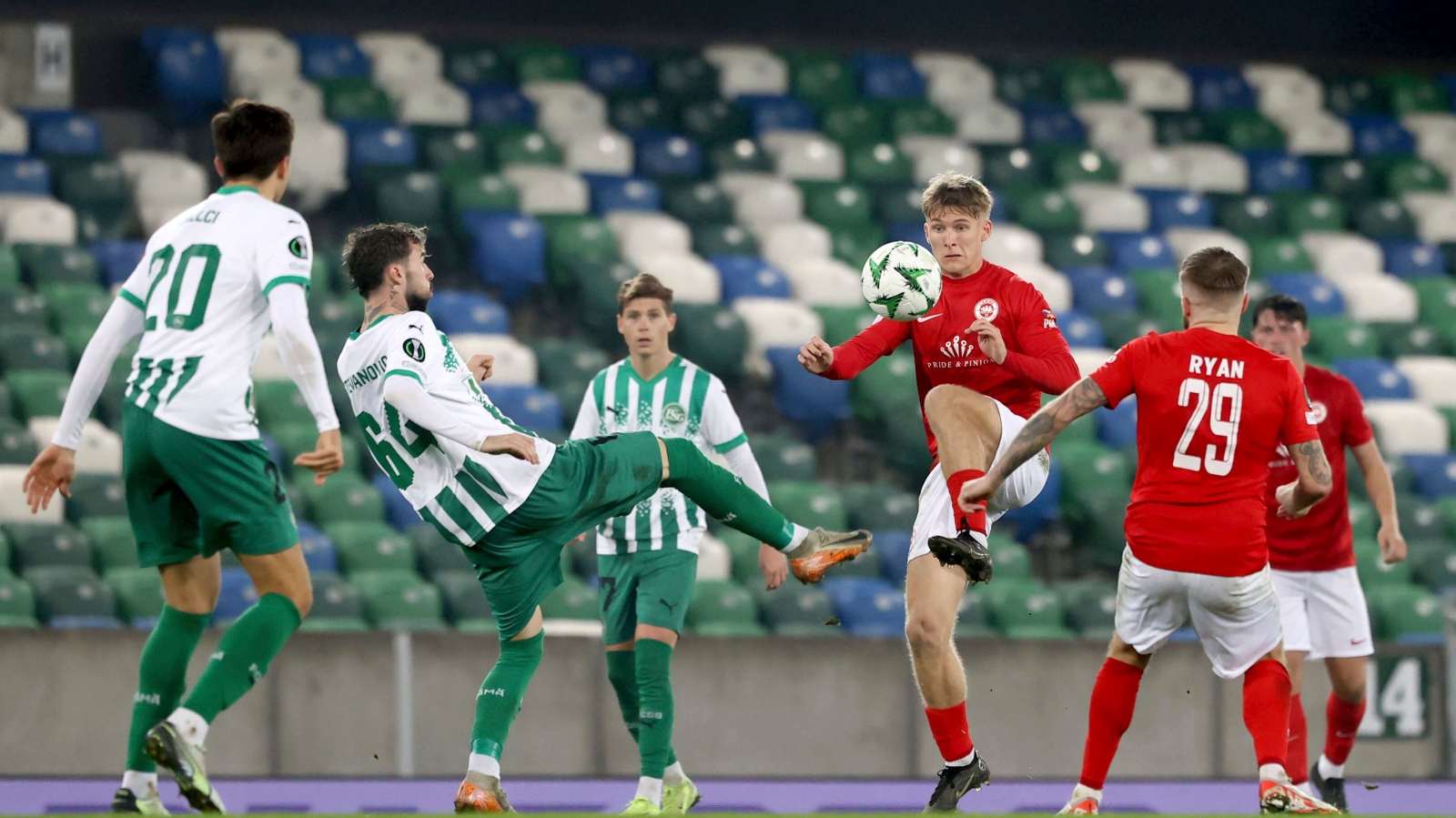 Erster Sieg für St. Gallen, © Keystone / AP PA / Liam McBurney