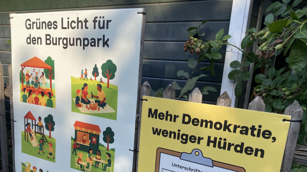 Neuhausen sagt Nein zum Burgunpark, © Abstimmungen in Neuhausen. Bild: Radio Munot