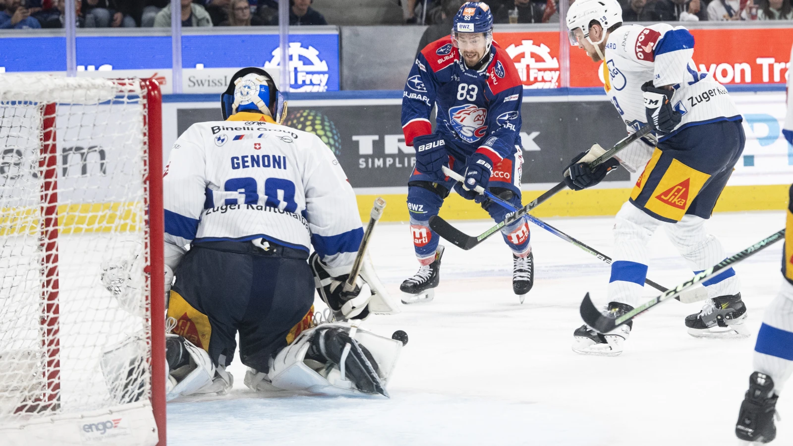 ZSC Lions und Fribourg gewinnen, © KEYSTONE/Ennio Leanza ZSC Lions und Fribourg gewinnen, © KEYSTONE/Ennio Leanza