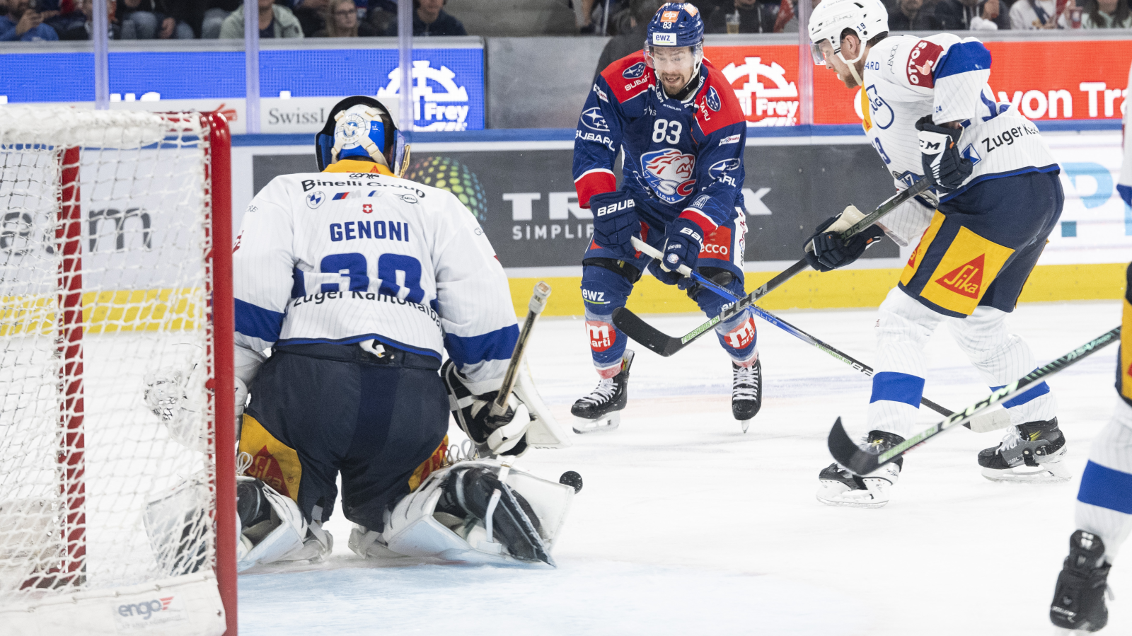 ZSC Lions und Fribourg gewinnen, © KEYSTONE/Ennio Leanza