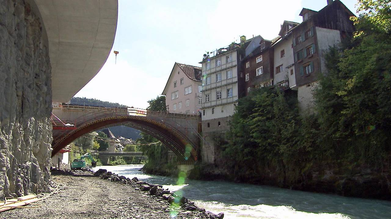 Neue Heilig-Kreuz-Brücke in Feldkirch, © ORF Vorarlberg / Archivbild
