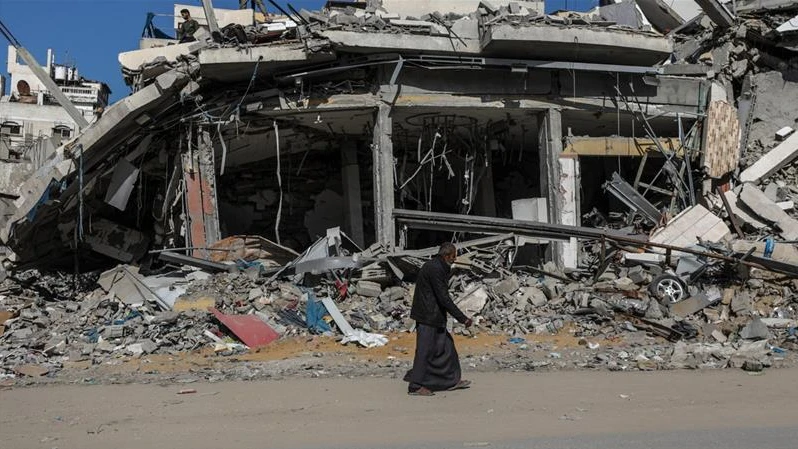 Israel greift Ziele im Gazastreifen an, © EPA Mohammed Saber Israel greift Ziele im Gazastreifen an, © EPA Mohammed Saber