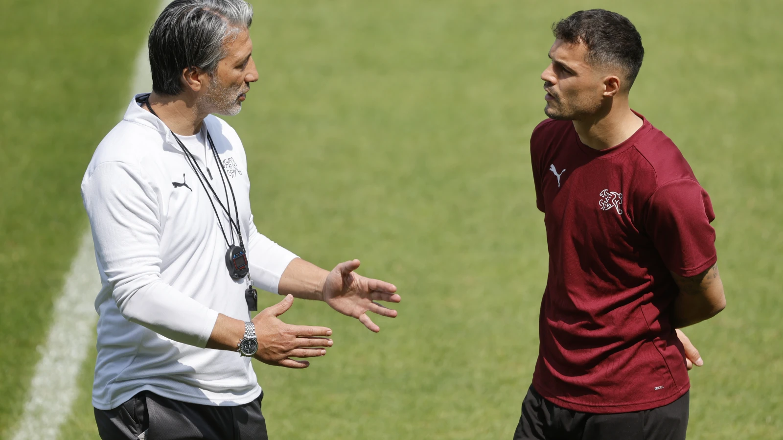 Training ohne Xhaka und Vargas, © Keystone/SDA Training ohne Xhaka und Vargas, © Keystone/SDA