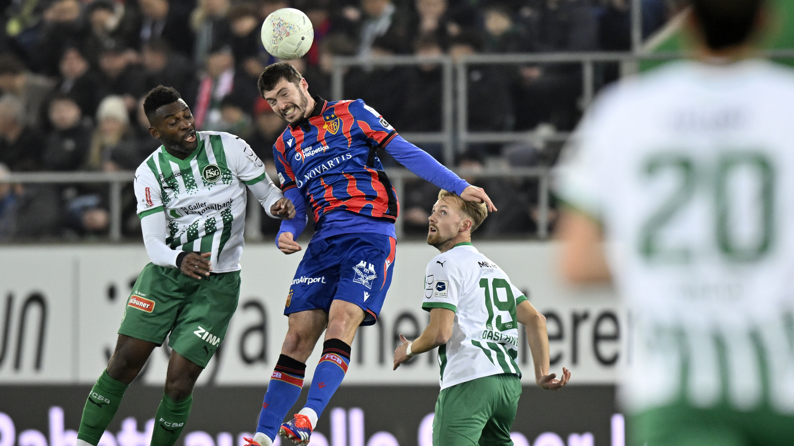 Basel verspielt Sieg gegen St. Gallen, © KEYSTONE  WALTER BIERI