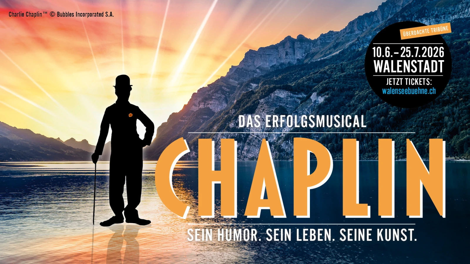 Chaplin – Das Musical, © TSW Musical AG Chaplin – Das Musical, © TSW Musical AG