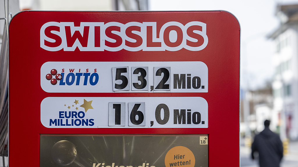 Lotto-Jackpot von 53,2 Millionen verweigert sich hartnäckig, © Keystone / SDA / Symbolbild