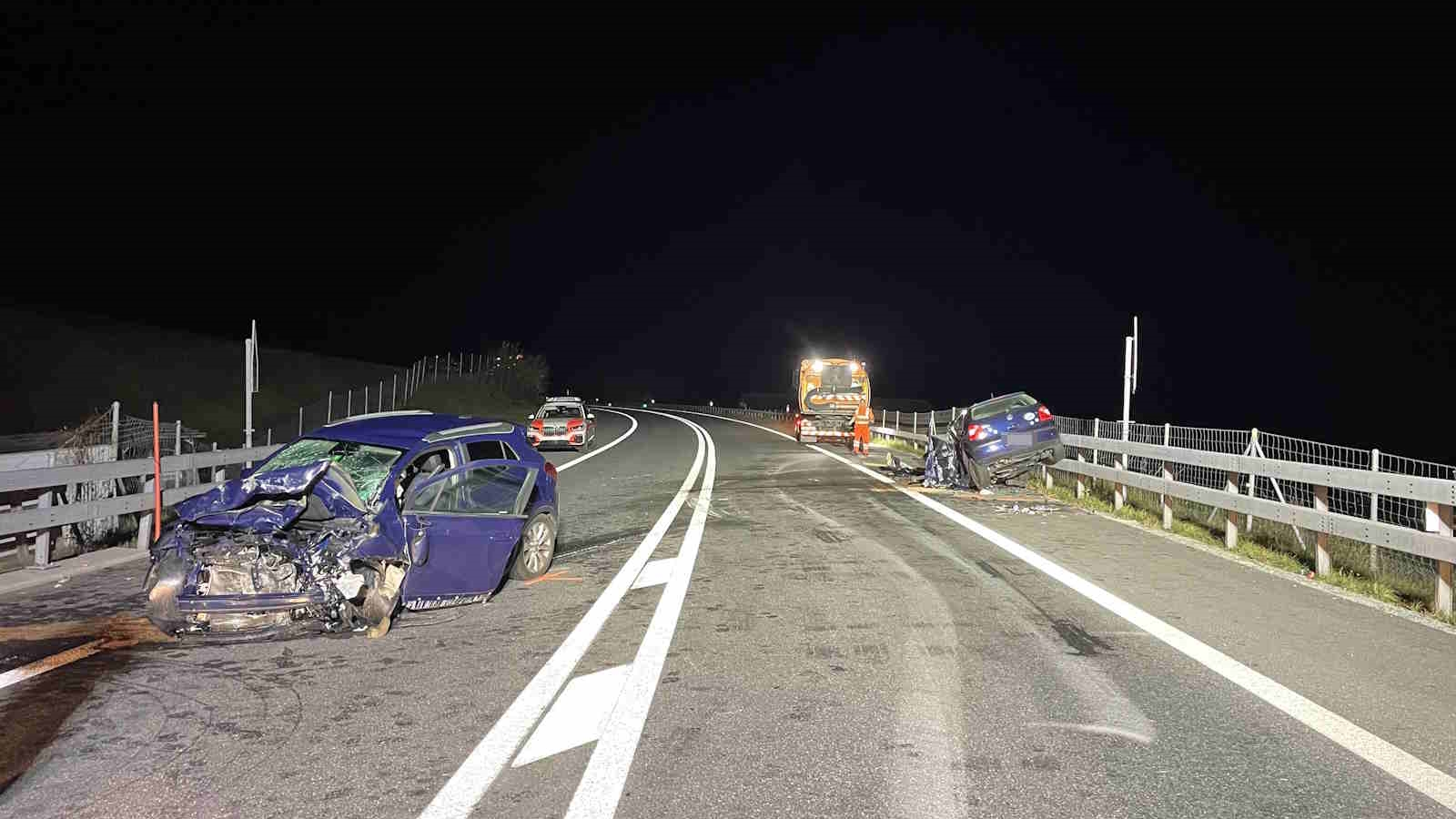 Tödlicher Verkehrsunfall in Andeer, © Kantonspolizei Graubünden