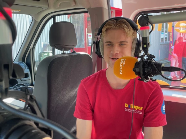 Nick Steinemann, Lernender im 4. Lehrjahr, © Radio Munot Nick Steinemann, Lernender im 4. Lehrjahr, © Radio Munot
