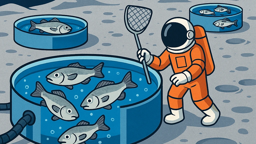 Ay’da Levrek Dönemi Başlıyor!, © Görsel yapay zeka ile oluşturulmuştur. Ay’da Levrek Dönemi Başlıyor!, © Görsel yapay zeka ile oluşturulmuştur.