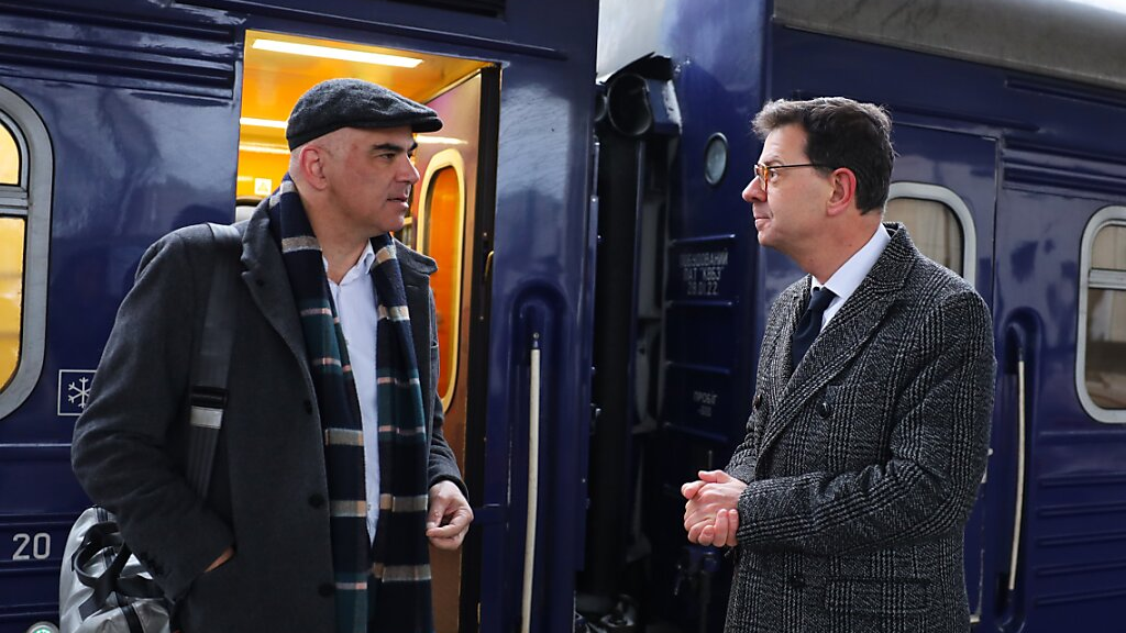 Alt Bundesrat Alain Berset in Kiew eingetroffen, © Keystone/SDA