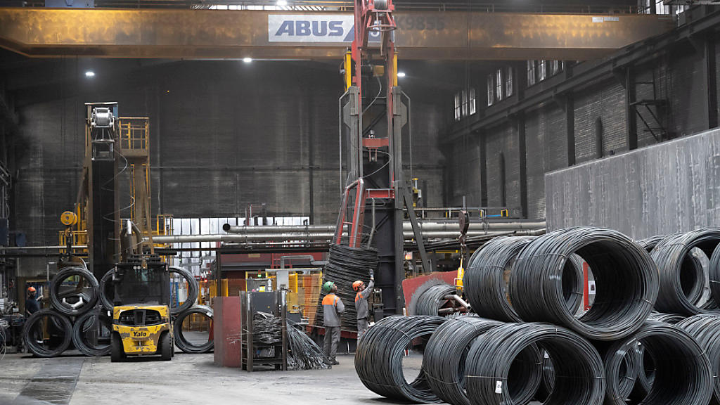 Schweizer Industrie mit tieferer Produktion im vierten Quartal, © Keystone-SDA