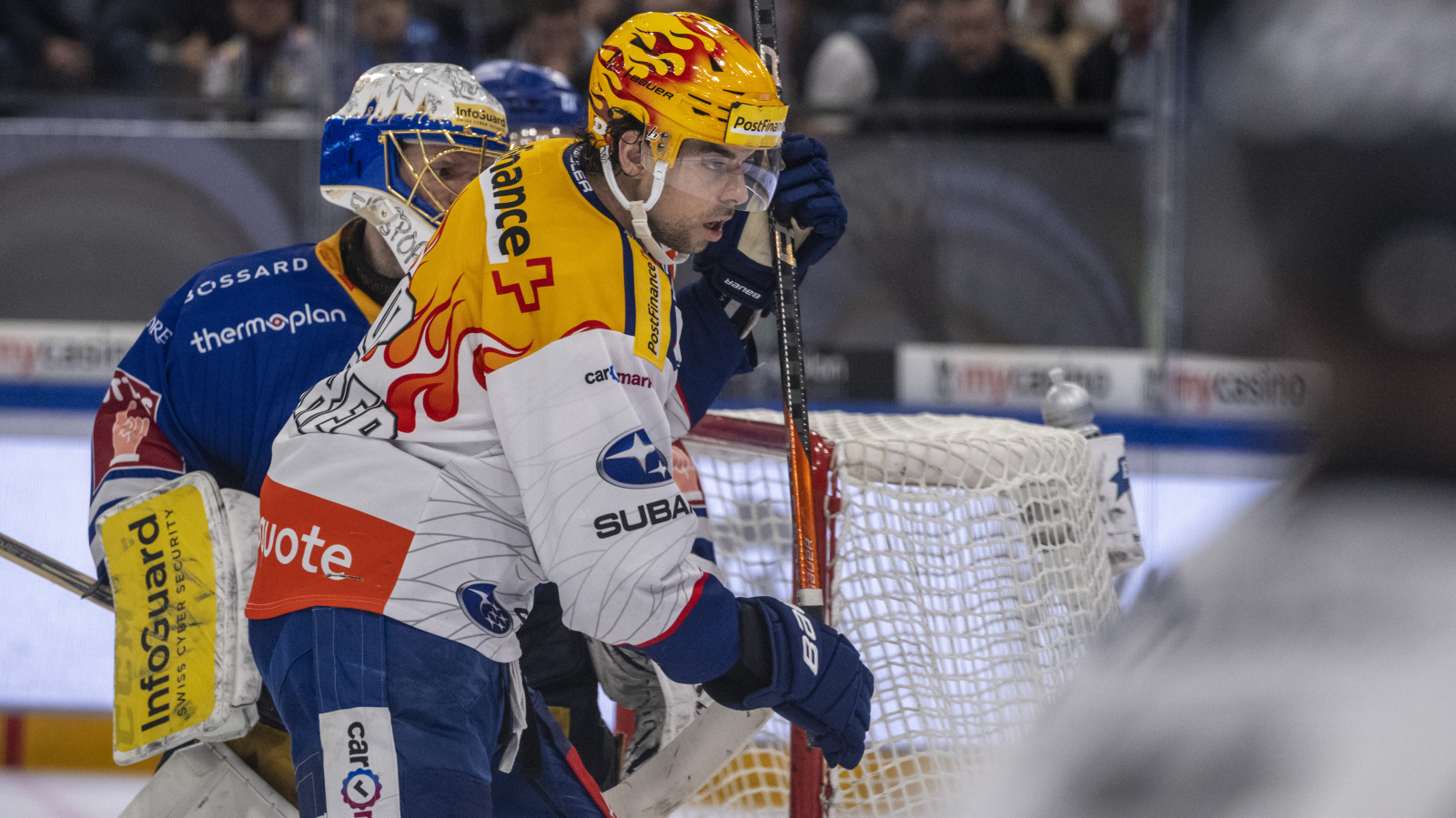 Andrighetto erlöst den ZSC in der 54. Minute, © Keystone / Urs Flüeler