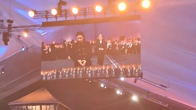 Aussenministerin Hasler an Gedenkfeier Auschwitz, © IKR Aussenministerin Hasler an Gedenkfeier Auschwitz, © IKR