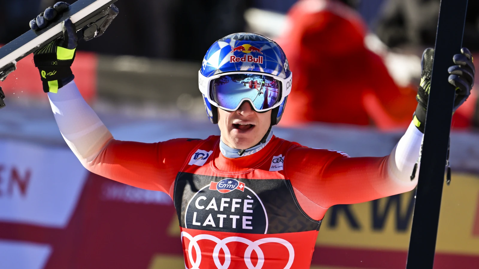 Marco Odermatt triumphiert am Lauberhorn in Wengen, © Bild: Keystone Marco Odermatt triumphiert am Lauberhorn in Wengen, © Bild: Keystone