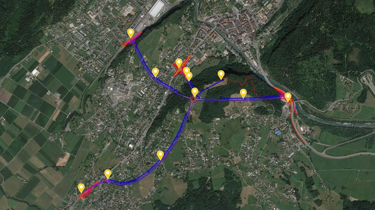 Auftrag für Tunnelbauarbeiten wurde vergeben, © Google Maps, Stadt Feldkirch Auftrag für Tunnelbauarbeiten wurde vergeben, © Google Maps, Stadt Feldkirch