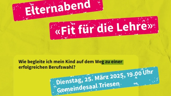 Elternabend "Fit für die Lehre", © zvg