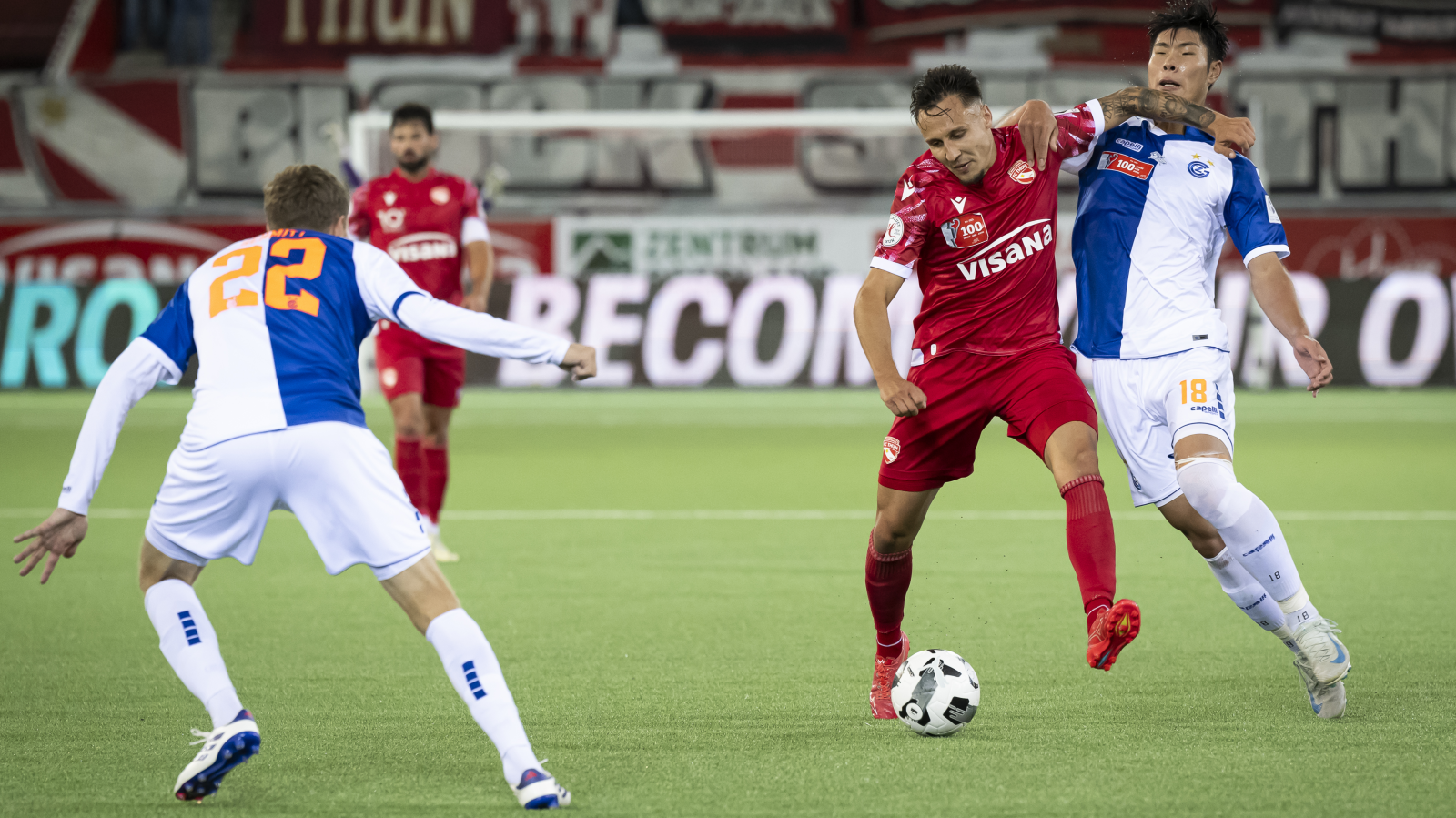 GC erneut zu stark für Thun, © KEYSTONE/Anthony Anex