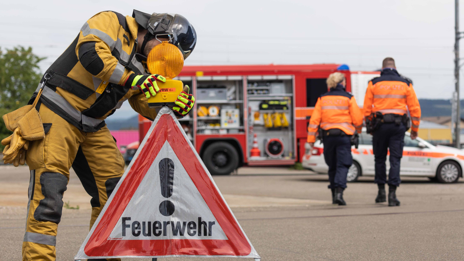 Erneut Feuer in einer Recyclinganlage ausgebrochen, © Kantonspolizei St. Gallen / Symbolbild