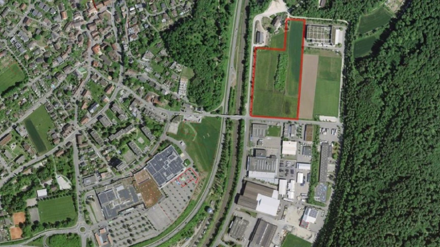 © Betroffene Parzelle 21157 im Herblingertal. Quelle: Geoportal Schaffhausen © Betroffene Parzelle 21157 im Herblingertal. Quelle: Geoportal Schaffhausen