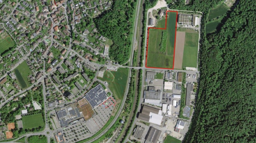 © Betroffene Parzelle 21157 im Herblingertal. Quelle: Geoportal Schaffhausen