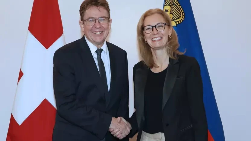 Bundesrat Rösti zu Arbeitsgesprächen in Vaduz, © IKR Bundesrat Rösti zu Arbeitsgesprächen in Vaduz, © IKR