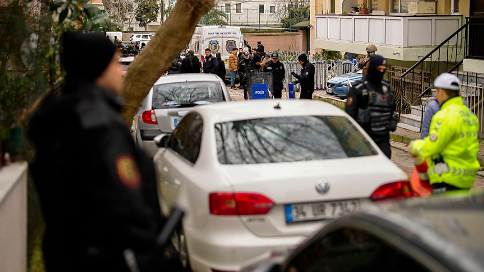 Angriff auf Kirche in Istanbul, © Emrah Gurel/AP/dpa