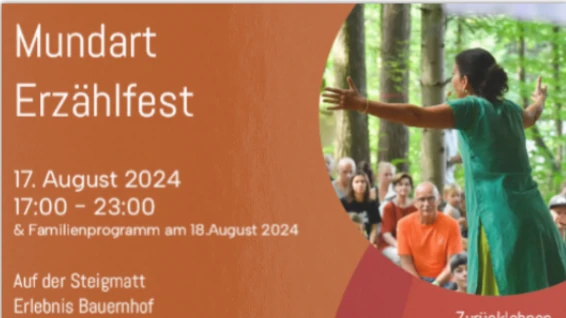 Mundart Erzählfest, © ZVG Mundart Erzählfest, © ZVG
