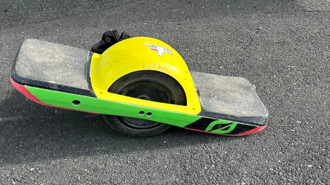 Weiterfahrt mit Onewheel untersagt, © Landespolizei Weiterfahrt mit Onewheel untersagt, © Landespolizei