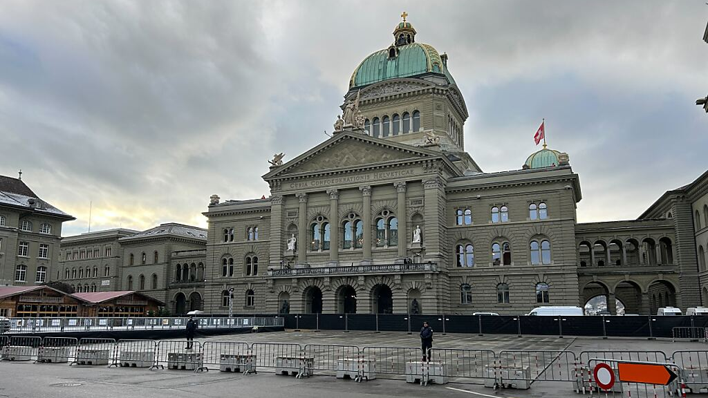 Polizei riegelt Bundeshaus ab , © Symbolbild