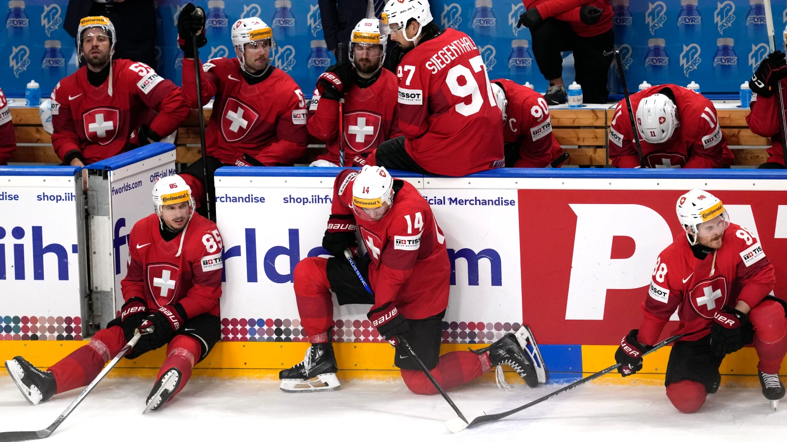 Der Traum vom ersten WM-Titel platzt, © Keystone / AP / Darko Vojinovic Der Traum vom ersten WM-Titel platzt, © Keystone / AP / Darko Vojinovic