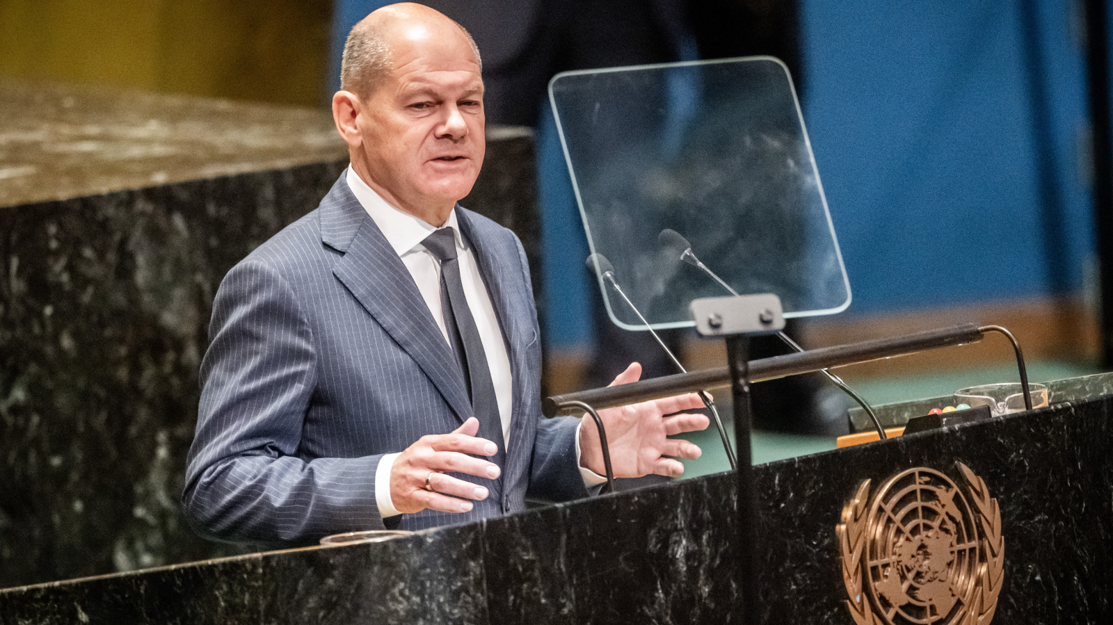 Başbakan Scholz 'BM Geleceğin Zirvesi’nde' Küresel İş Birliği Çağrısı Yaptı, © dpa