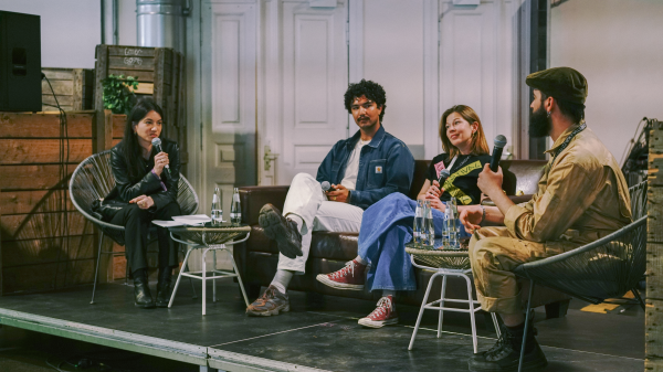 ARTISTS! IN EXILE: Building connections through shared knowledge, workshops and collaborations., © Photo by Akim Karpach