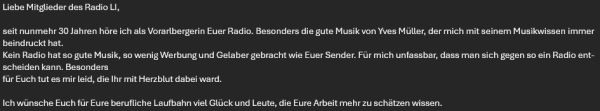 Vielen Dank für eure Unterstützung