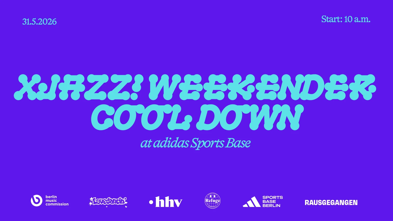 Sunday Weekender recovery at adidas sports base, © XJAZZ! Sunday Weekender recovery at adidas sports base, © XJAZZ!